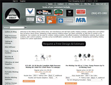 Tablet Screenshot of mistingdirect.com